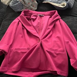 Pink Blazer Petite M